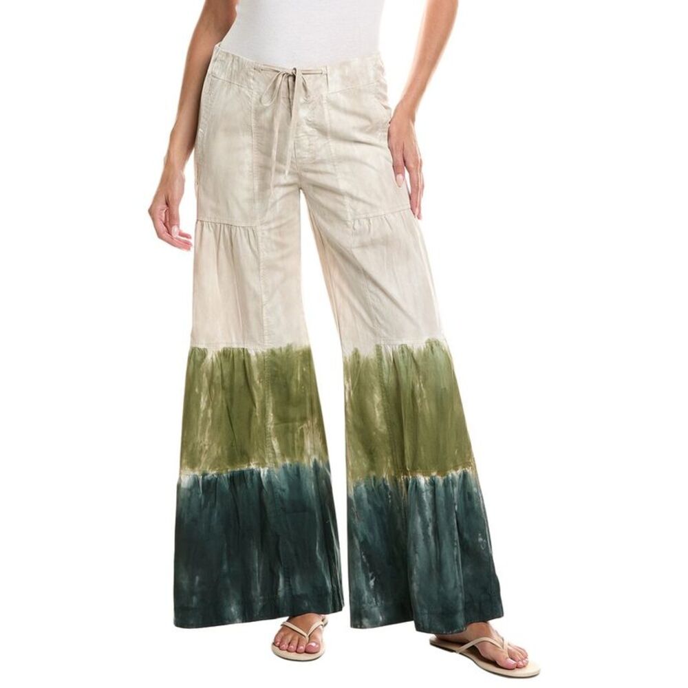 Xcvi Womens  Wearables Terraced Wide Leg Pant